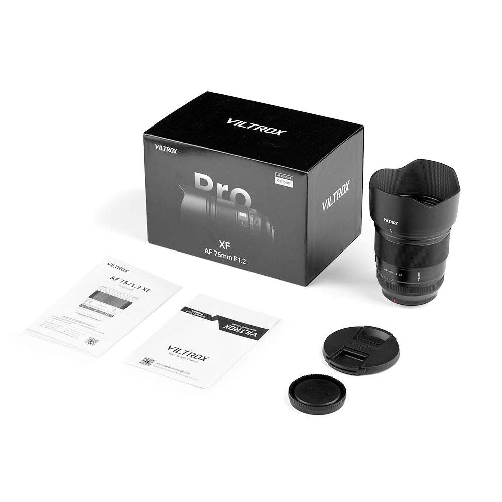 Viltrox AF 75mm F1.2 Pro APS-C Lens For Fujifilm X-Mount
