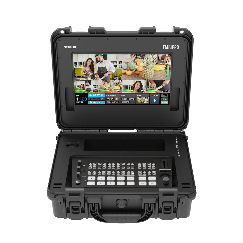 SPROLINK FM13PRO All in One Flight Case Live Streaming Switcher