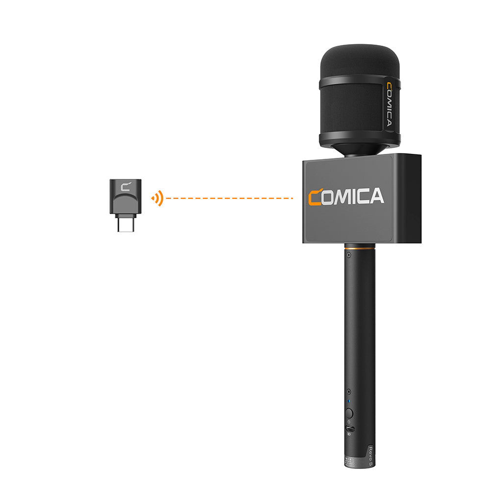 COMICA Revo S Wireless Reporter Microphone for Smartphone