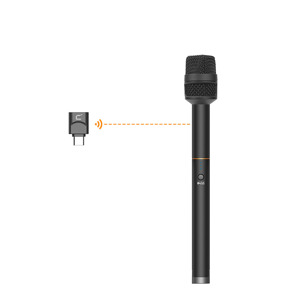 COMICA Revo S Wireless Reporter Microphone for Smartphone