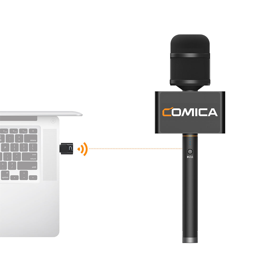 COMICA Revo S Wireless Reporter Microphone for Smartphone