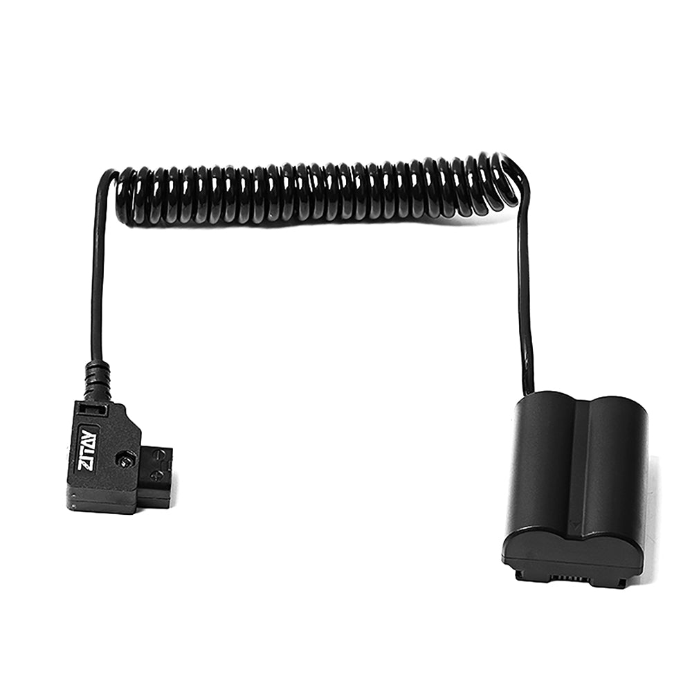 ZITAY D-TAP to W235 Dummy Battery Spring Curl Flexible Cable For FUJIFILM XH4/GFX1000S Camera