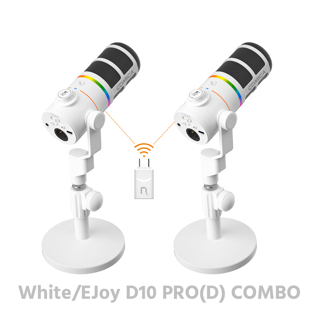 COMICA EJoy D10 PRO RGB Cardioid Dynamic Wireless Microphone