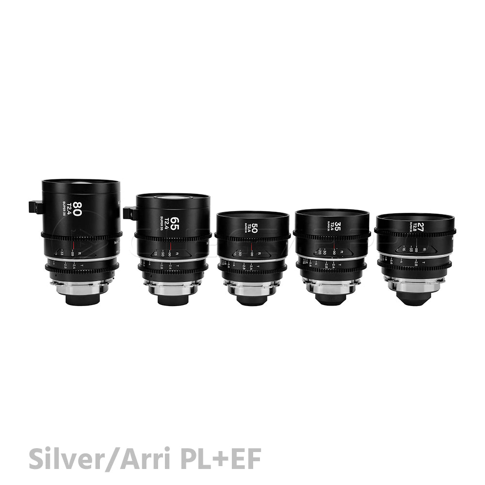 Laowa Nanomorph S35 Prime 5-Lens Bundle (27mm, 35mm, 50mm, 65mm, 80mm)