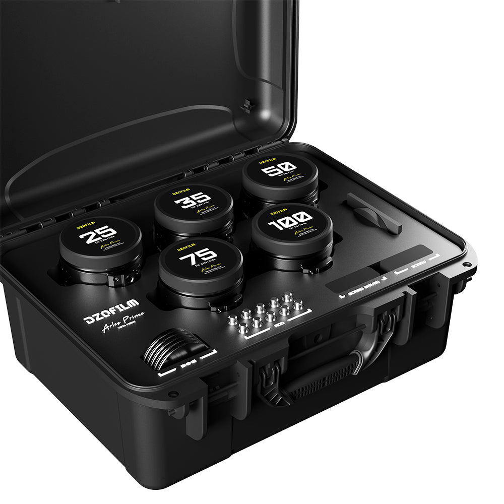 DZOFILM ARLES Super Speed 5-Lens Bundle Set A Vista Vision cinema prime lens PL&EF Mount