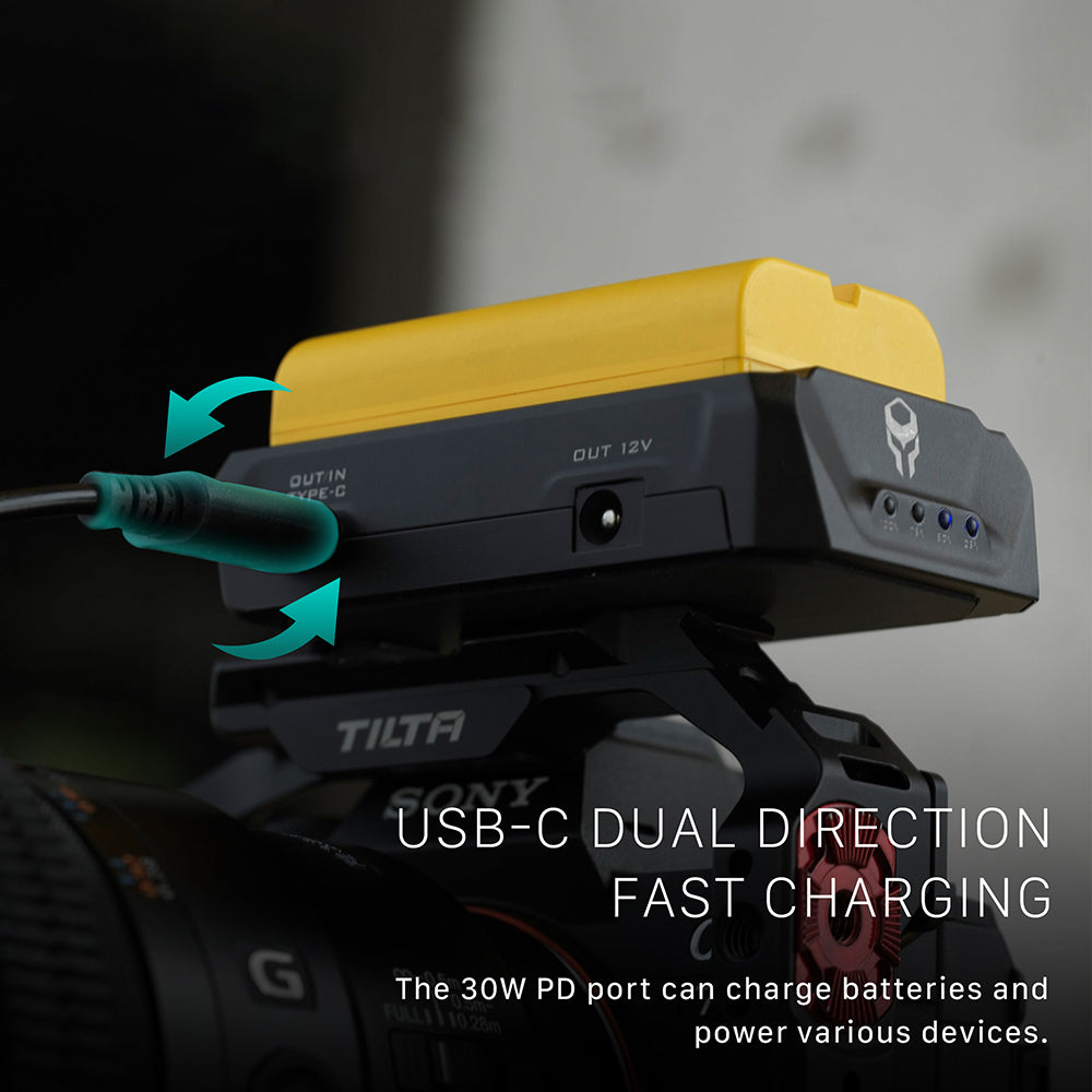 TiLTA F970 Battery Plate V2 - Black (TA-BTP2-F970-B)