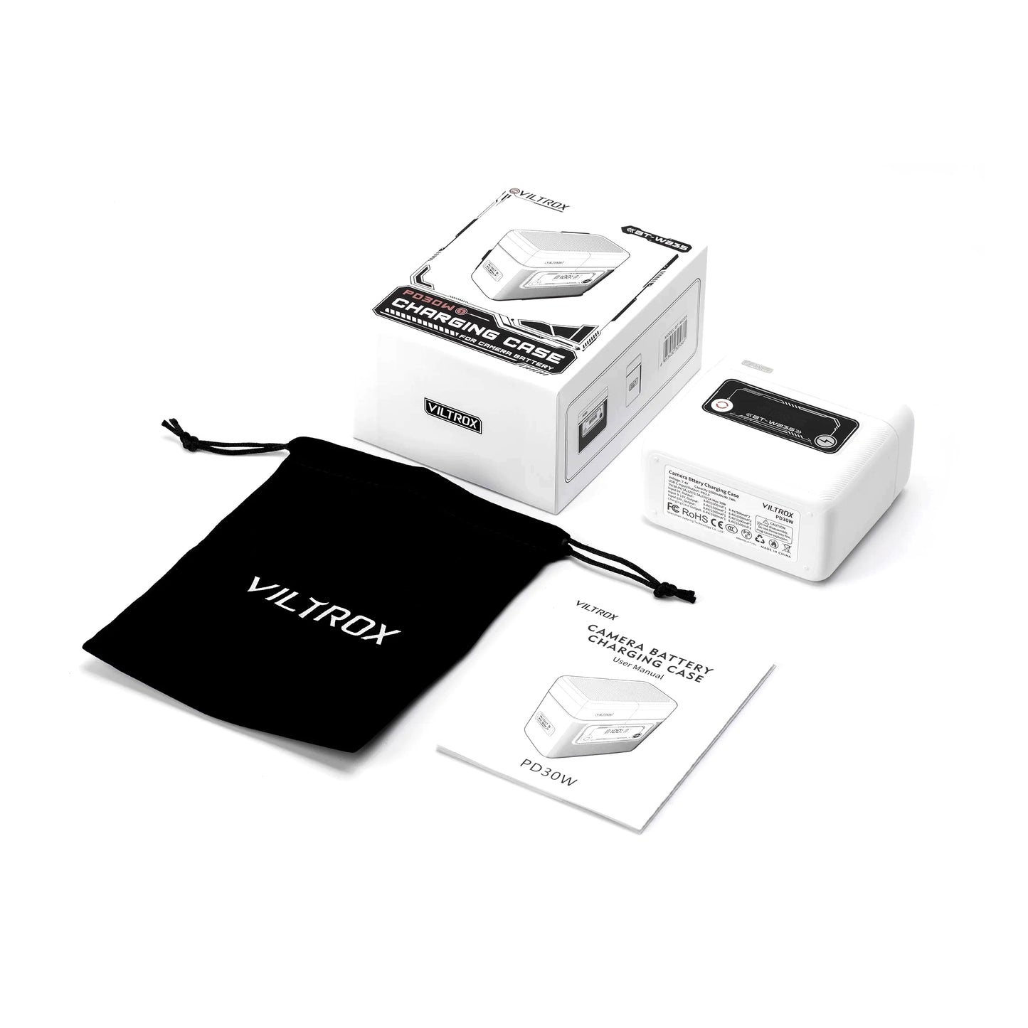 Viltrox Camera Battery Charging Case Power Bank