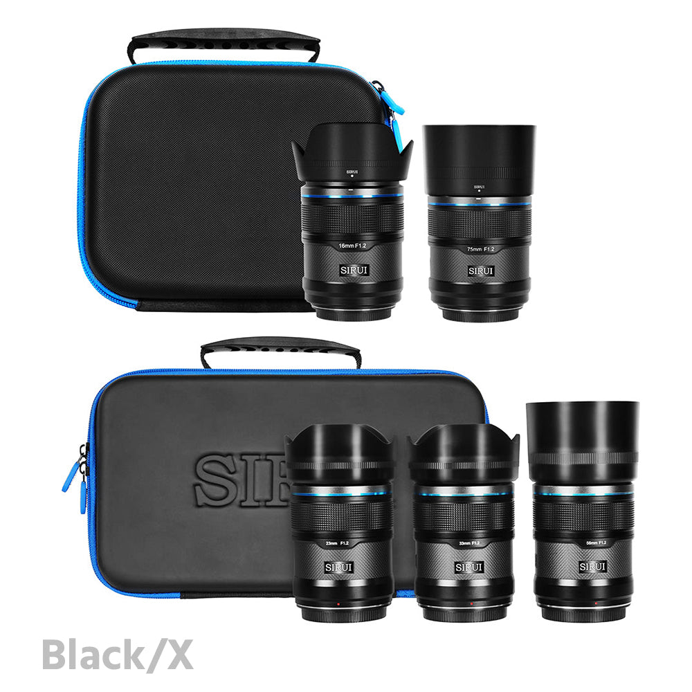 SIRUI Sniper 16/23/33/56/75mm F1.2 APS-C Frame Autofocus Lens Set