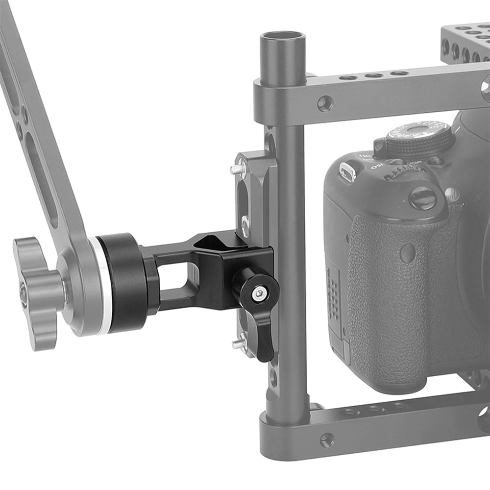 CGPro NATO Clamp to ARRI Rosette Adapter Extension Mount
