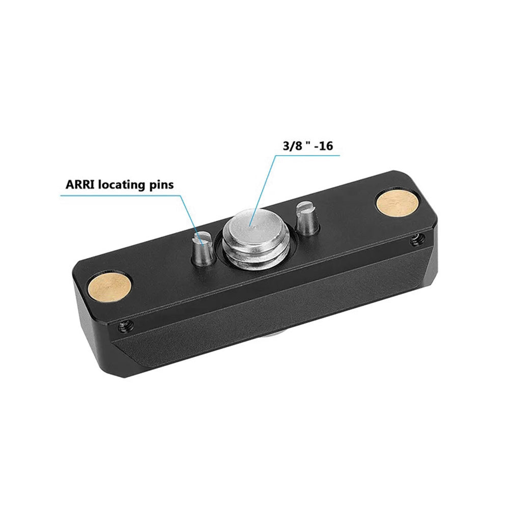 CGPro Standard NATO Safety Rail (50mm) Quick Release With 3/8"-16 Thread Screw & ARRI Locating Pins