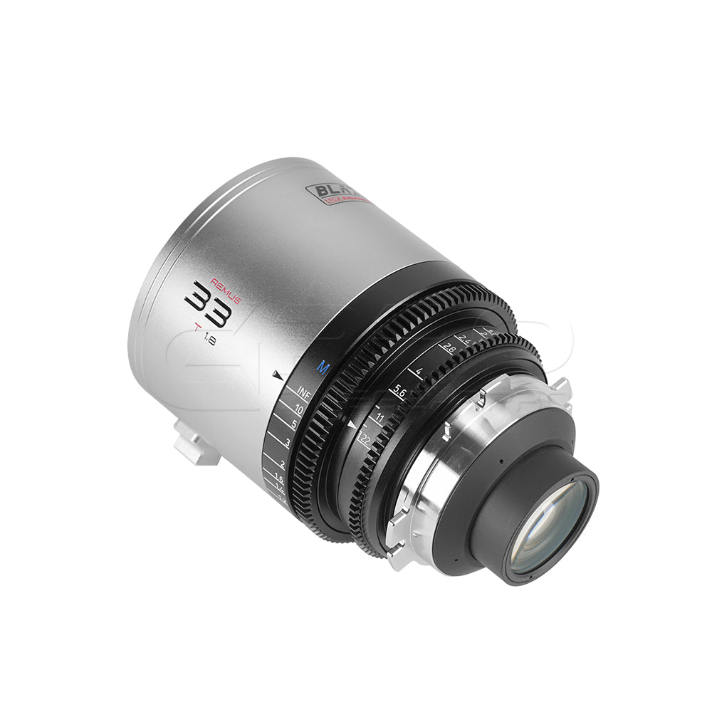 BLAZAR Remus 1.5X 33mm T1.8 Anamorphic Full Frame Lens (Silver)
