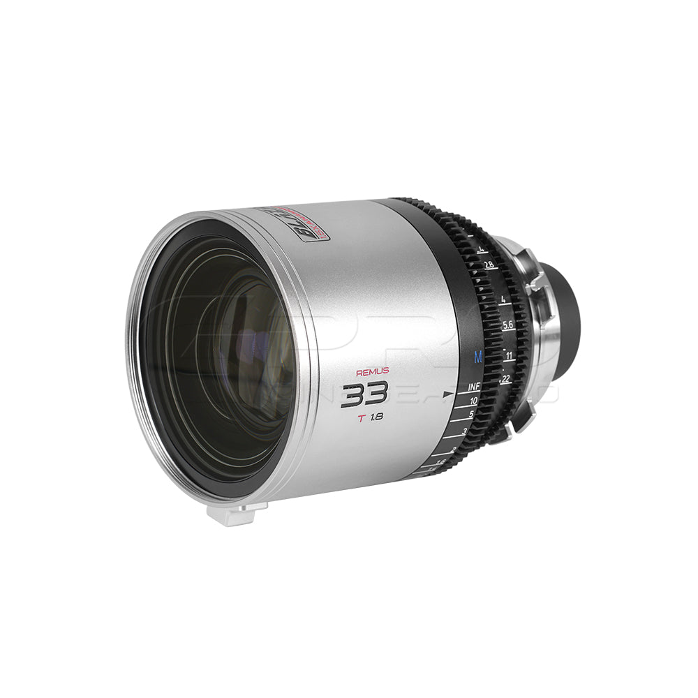 BLAZAR Remus 1.5X 33mm T1.8 Anamorphic Full Frame Lens (Silver)
