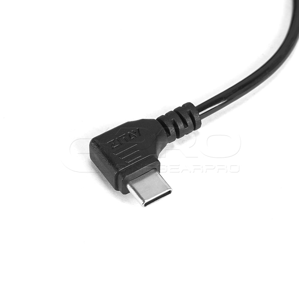 ZITAY Type-C to W235 Dummy Battery Spring Curl Flexible Cable For FUJIFILM XH4/GFX1000S Camera