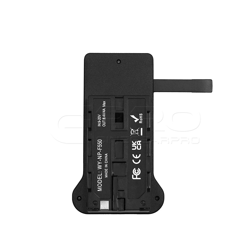 External V-Mount Plate to NP-F550/F750/F970 Dummy Battery Power Supply
