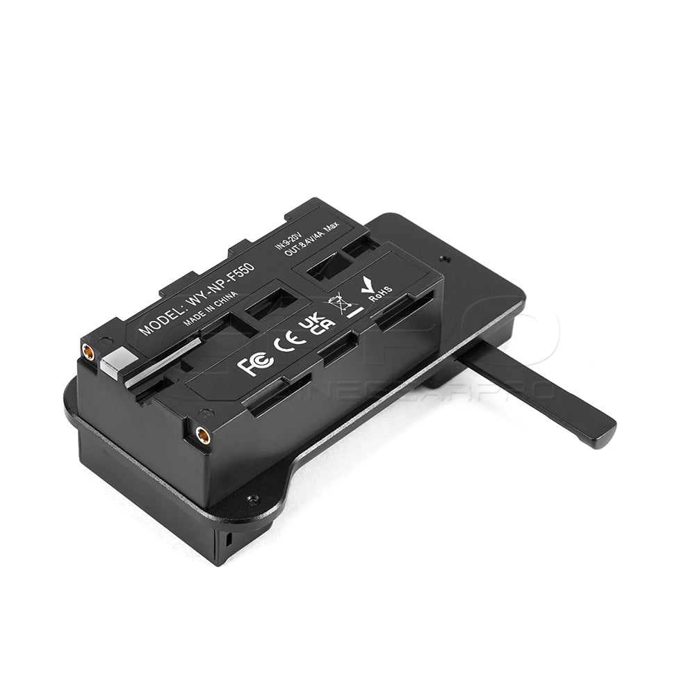 External V-Mount Plate to NP-F550/F750/F970 Dummy Battery Power Supply