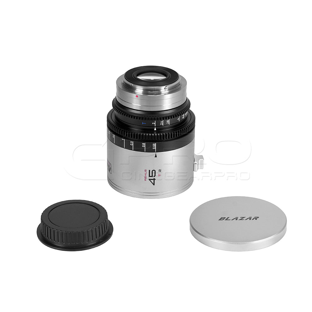 BLAZAR Remus 1.5X 45mm T2 Anamorphic Full Frame Lens (Silver)