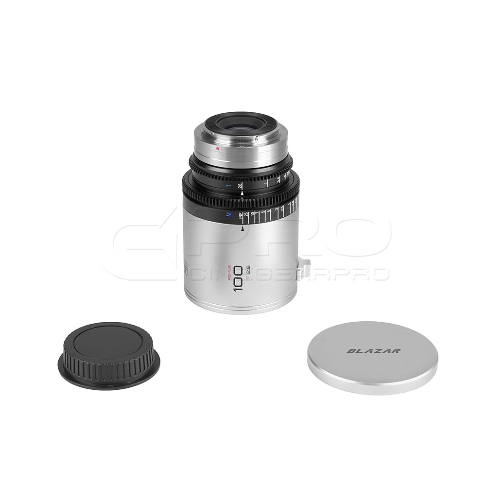 BLAZAR Remus 1.5X 100mm T2.8 Anamorphic Full Frame Lens (Silver)