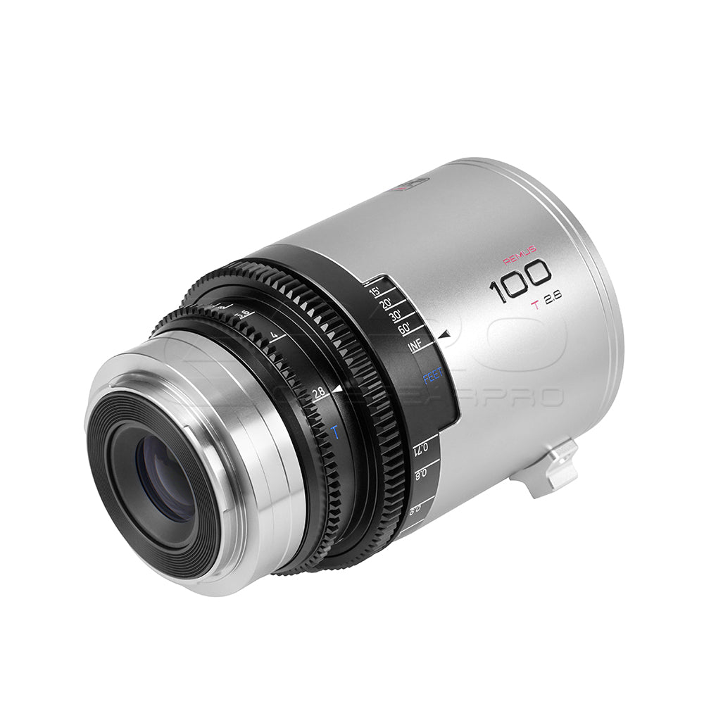 BLAZAR Remus 1.5X 100mm T2.8 Anamorphic Full Frame Lens (Silver)