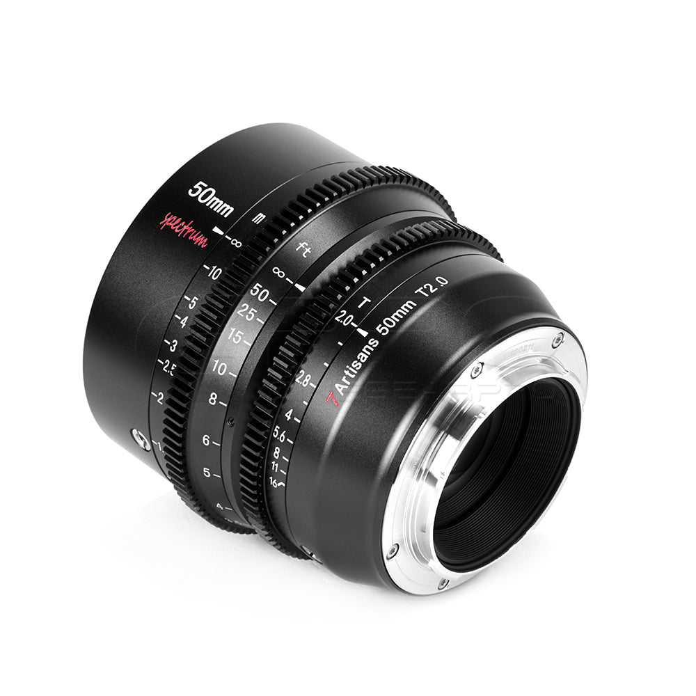 7Artisans 50mm T2.0 Full Frame Cine Lens E/R/L/Z mount