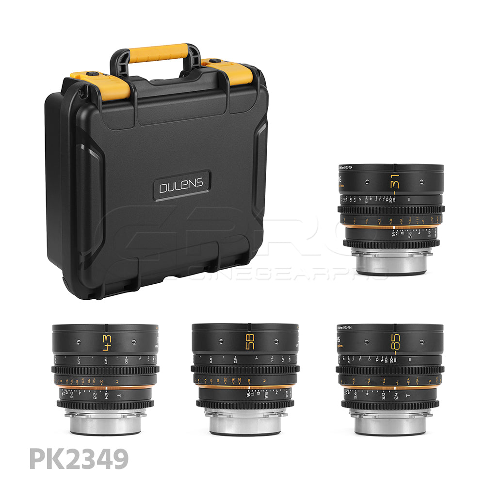 DULENS APO MINI PRIME 4-LENS 31mm/43mm/58mm/85mm PL/EF Mount