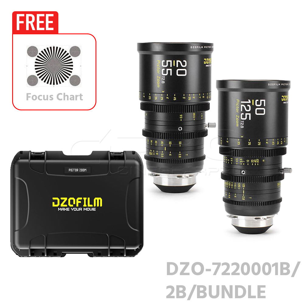 DZOFILM Pictor Zoom Dual Lens Bundle 20-55mm + 50-125mm T2.8