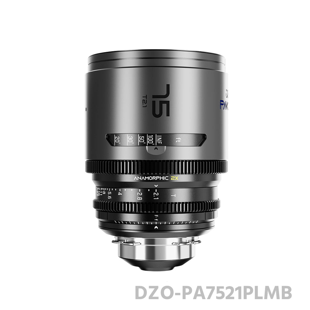 DZOFILM 75mm T2.1 Pavo 2x anamorphic Prime Cine Lens PL&EF mount