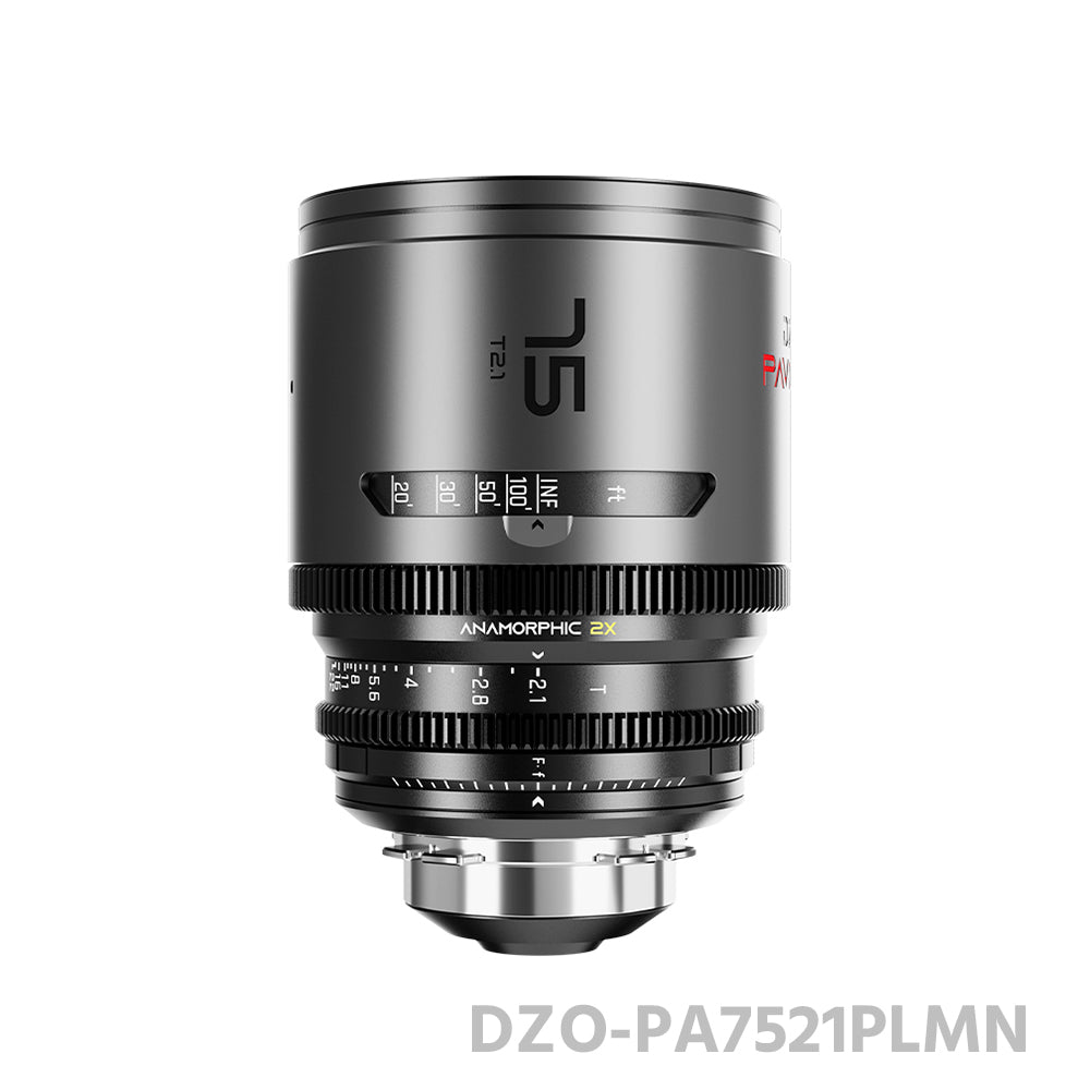 DZOFILM 75mm T2.1 Pavo 2x anamorphic Prime Cine Lens PL&EF mount
