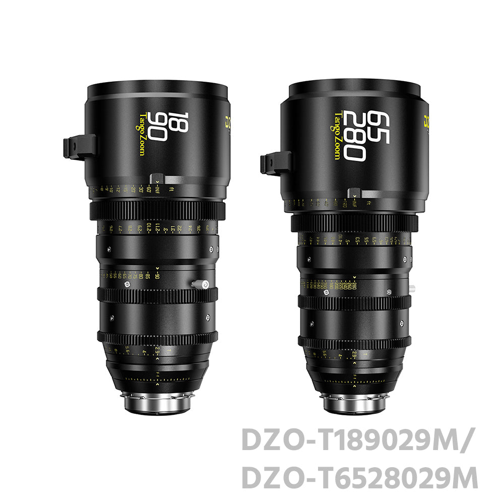 DZOFILM Tango Bundle 18-90mm/65-280mm T2.9-4 S35 Zoom Lens PL&EF mount