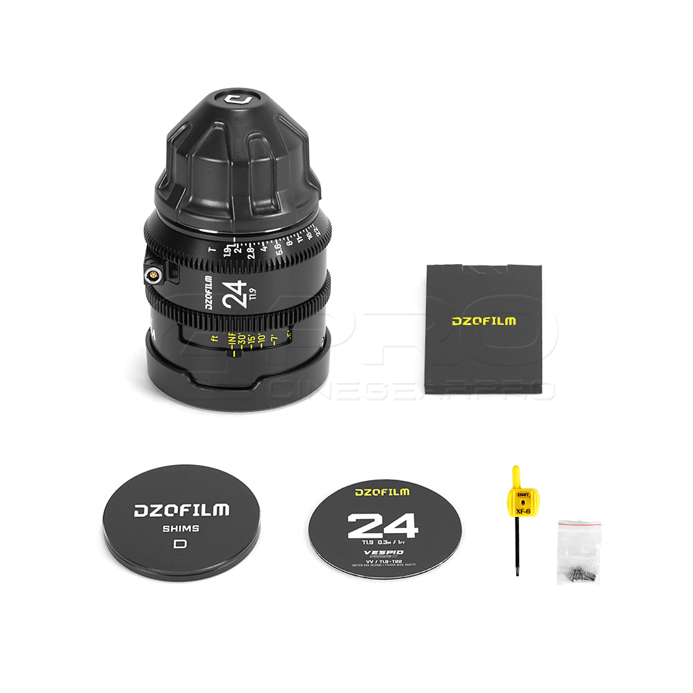 DZOFILM VESPID 2 Prime 24mm T1.9 Full Frame Cinema Lens (PL Mount)