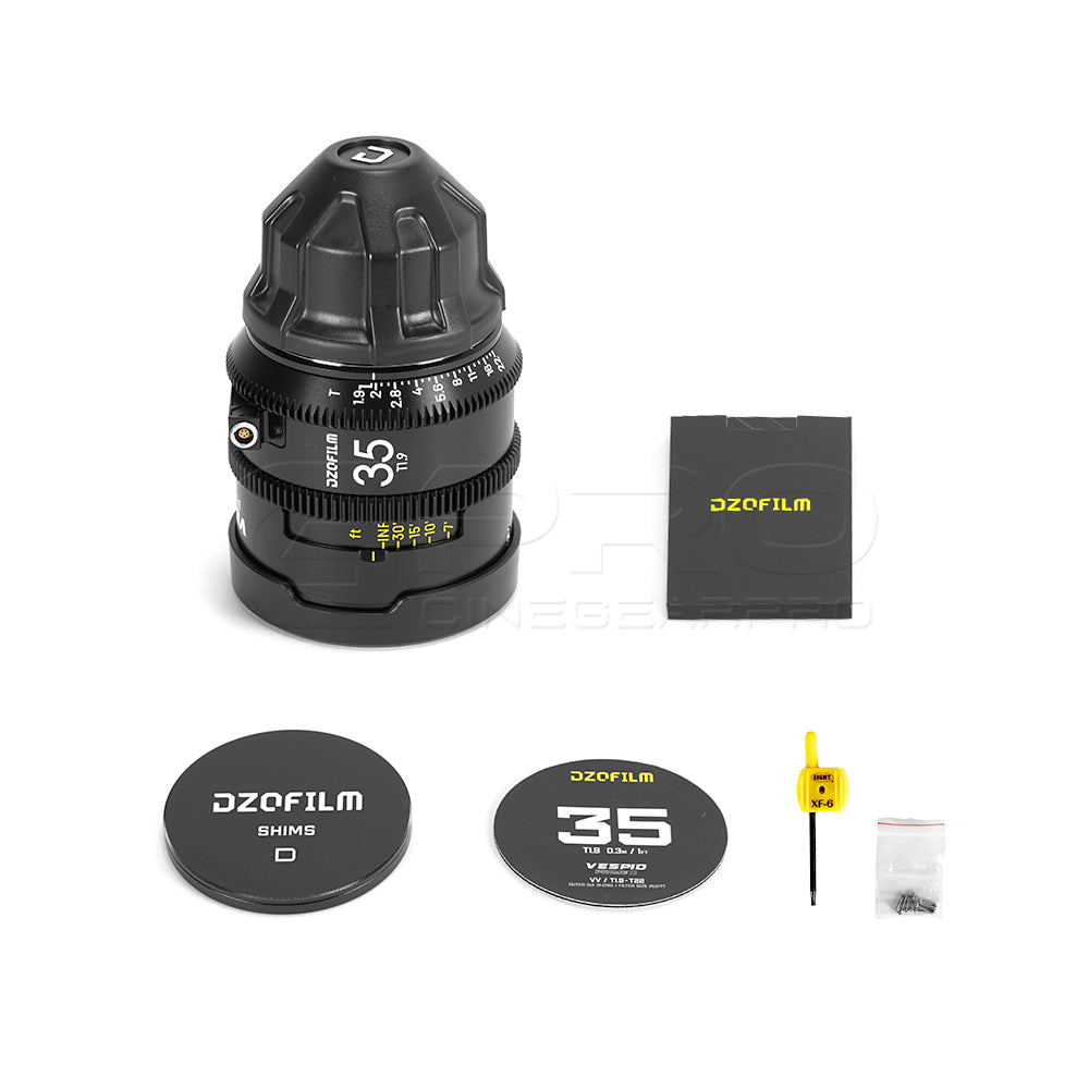 DZOFILM VESPID 2 Prime 35mm T1.9 Full Frame Cinema Lens (PL Mount)