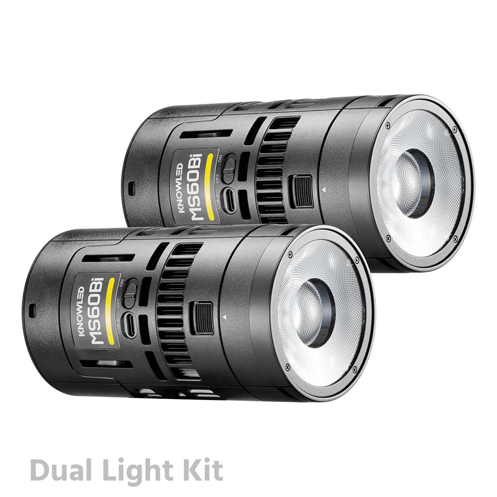GODOX KNOWLED MS60Bi Super Compact Bi-Colour LED Video Light Fixture