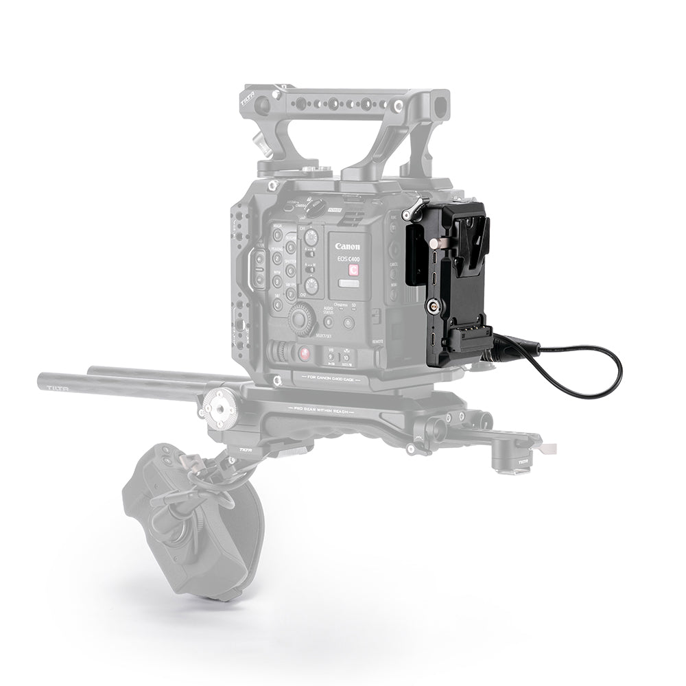 TILTA ES-T22-BP-V V Mount Plate For Canon C400 Cage