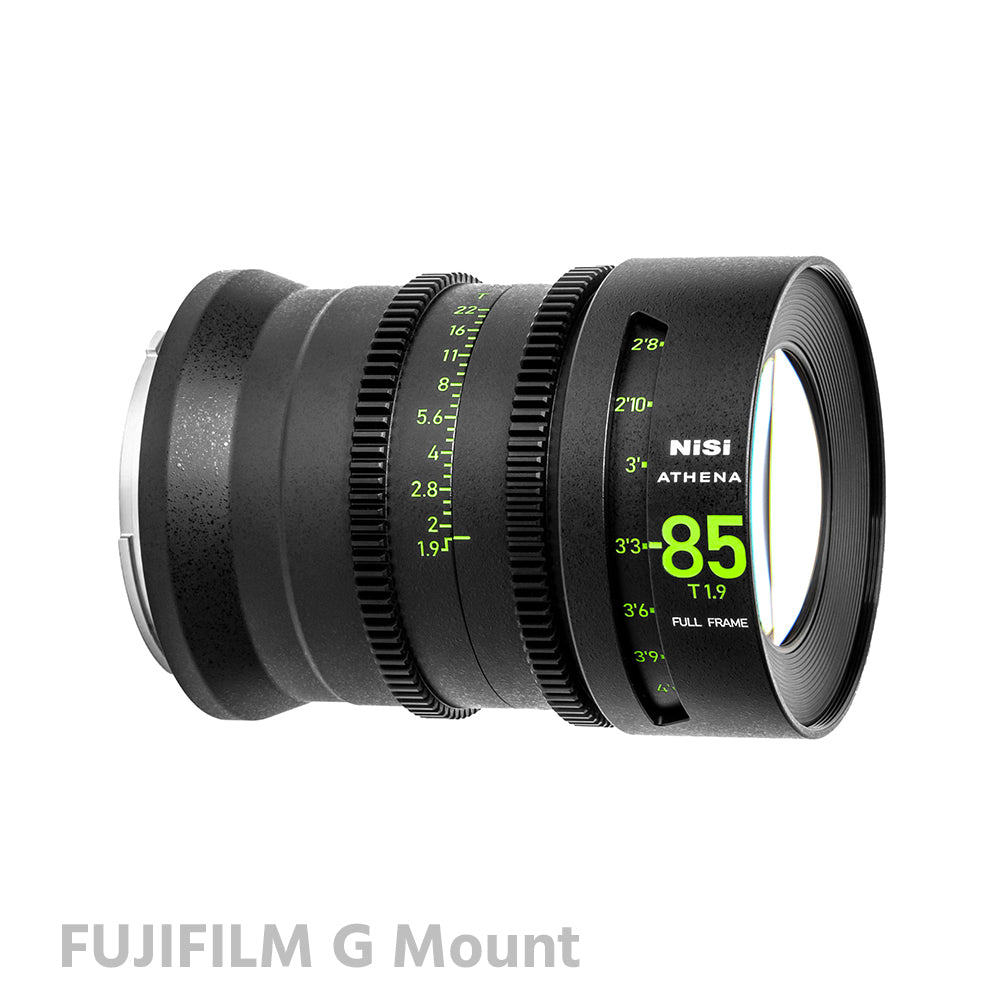 NiSi ATHENA 85mm T1.9 PRIME Full Frame Cinema Lens PL/RF/E Mount