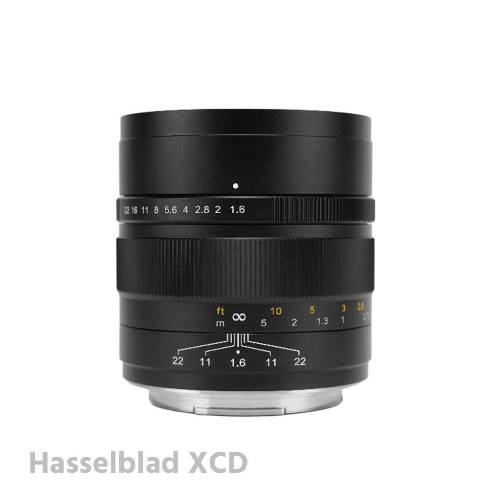 Mitakon Speedmaster 80mm f/1.6 For Fujifilm GFX & Hasselblad XCD