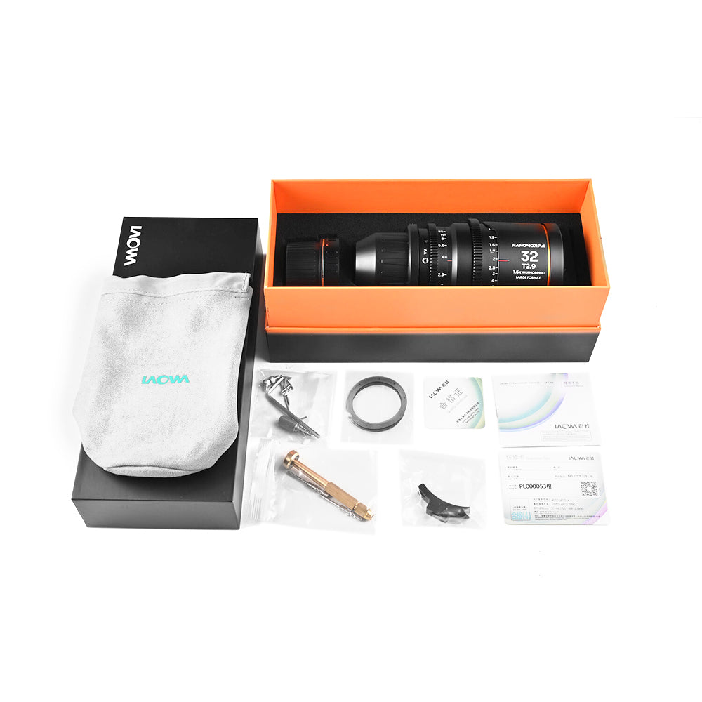 Laowa Nanomorph 32mm T2.9 1.5x LF Anamorphic Lens (ARRI PL/Canon EF)