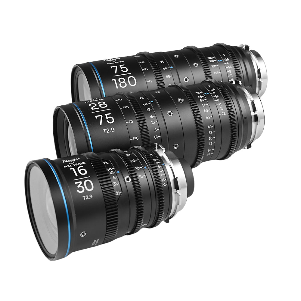 Laowa Ranger FF (16-30mm,28-75mm,75-180mm) Cine Lens 3-Lens Bundle