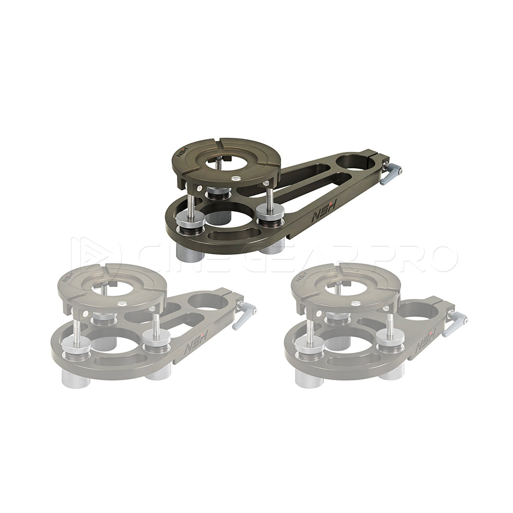 NSH NH-2121 Off-Set Euro to Mitchell 3 Way (35cm/14")