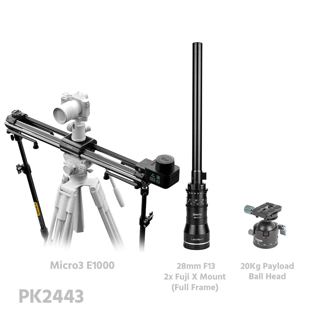 Zeapon Micro 3 Slider + AstrHori Macro Probe Lens Bundle Kit