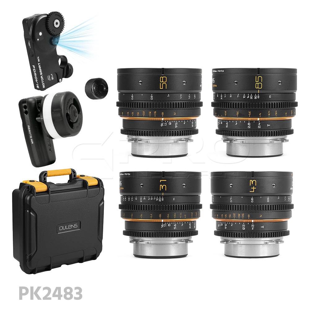 DULENS APO MINI PRIME 4-LENS 31mm/43mm/58mm/85mm PL/EF Mount