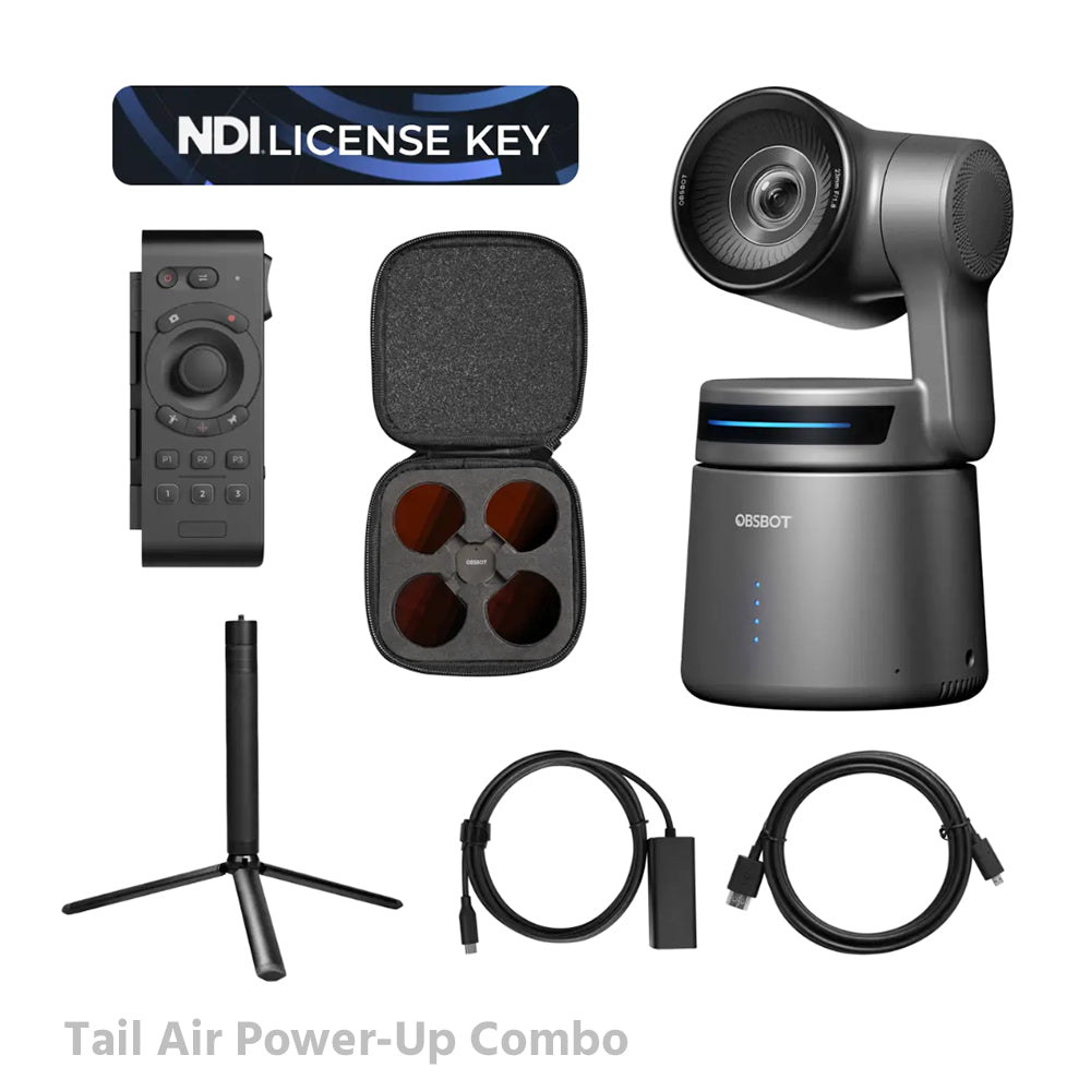 OBSBOT Tail Air PTZ 4K AI-Powered Streaming Camera