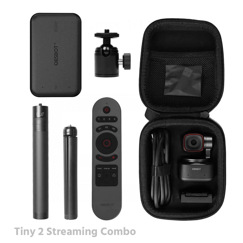 OBSBOT Tiny 2 PTZ 4K Webcam With AI-Powered Tracking