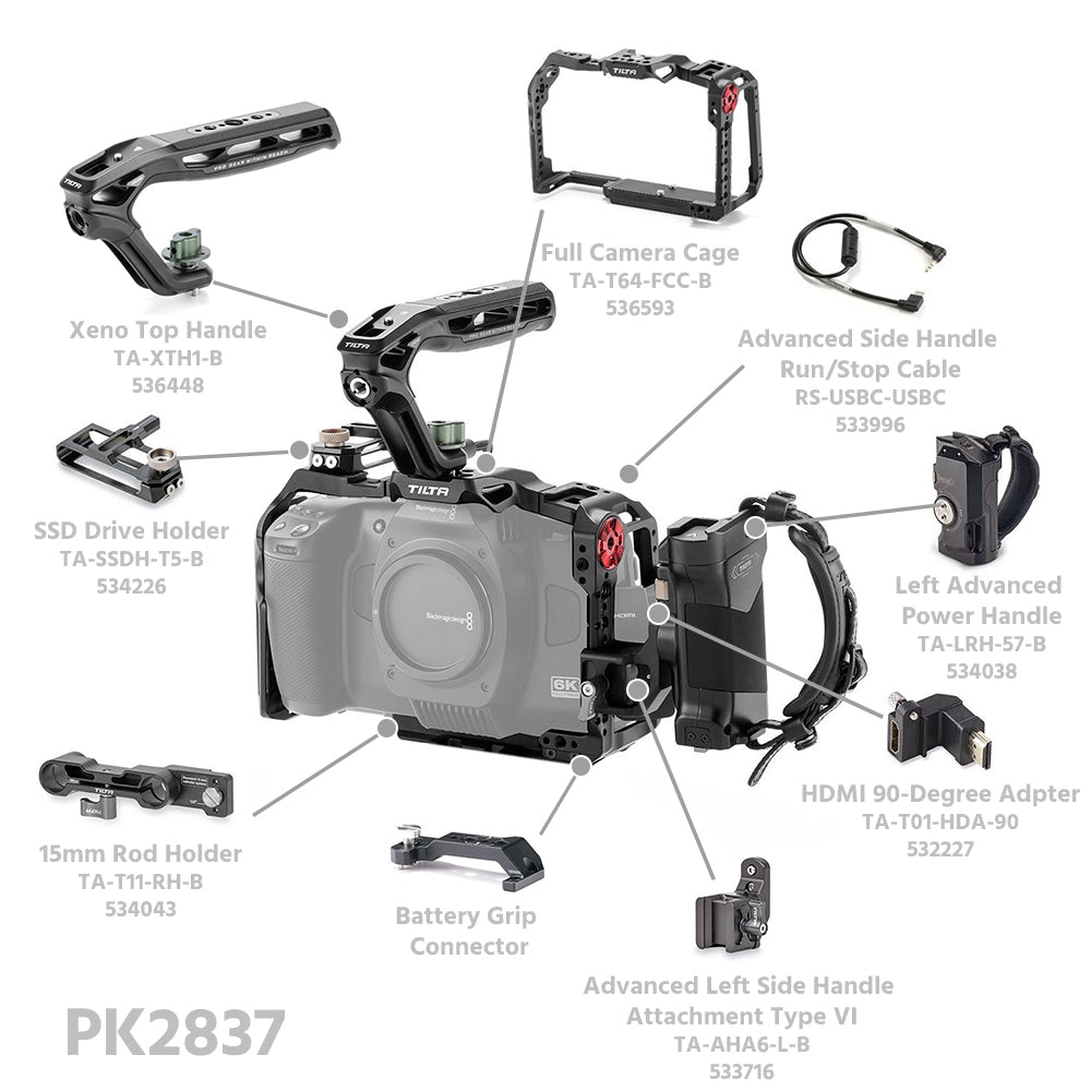 TiLTA TA-T64 BMCC 6K Cage for Blackmagic Cinema Camera 6K