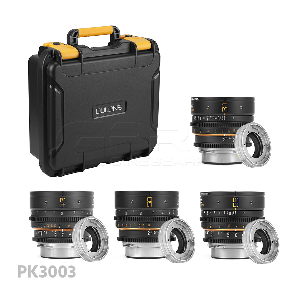 DULENS APO MINI PRIME 4-LENS 31mm/43mm/58mm/85mm PL/EF Mount