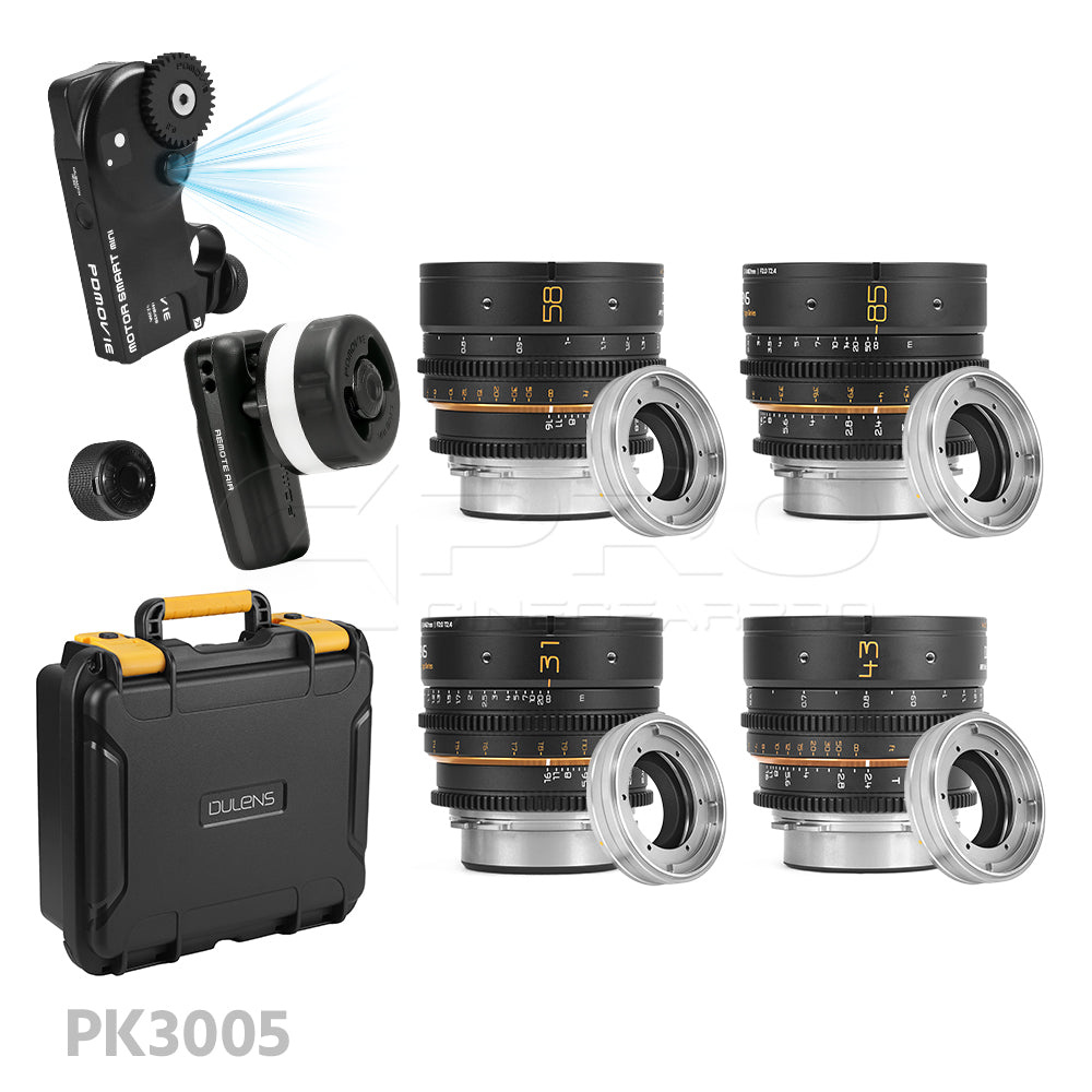 DULENS APO MINI PRIME 4-LENS 31mm/43mm/58mm/85mm PL/EF Mount