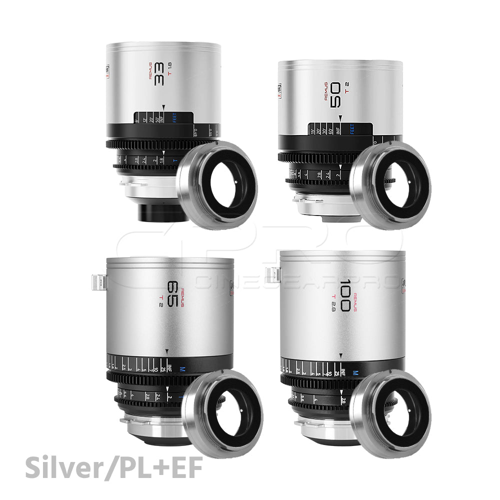 BLAZAR Remus 1.5X 33/50/65/100mm 4 Lens Set Bundle (Silver)