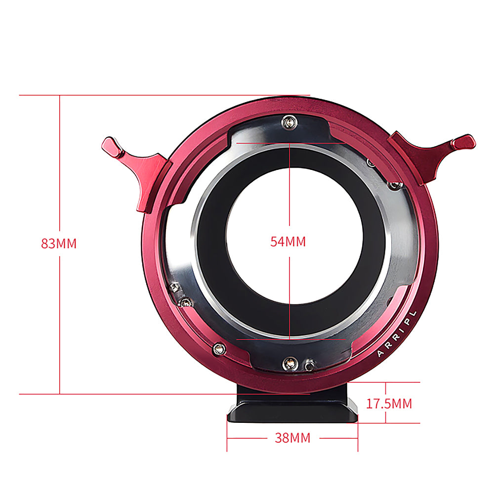CGPro PL-E Arri PL to Sony E Mount Cameras Lens Mount Adapter