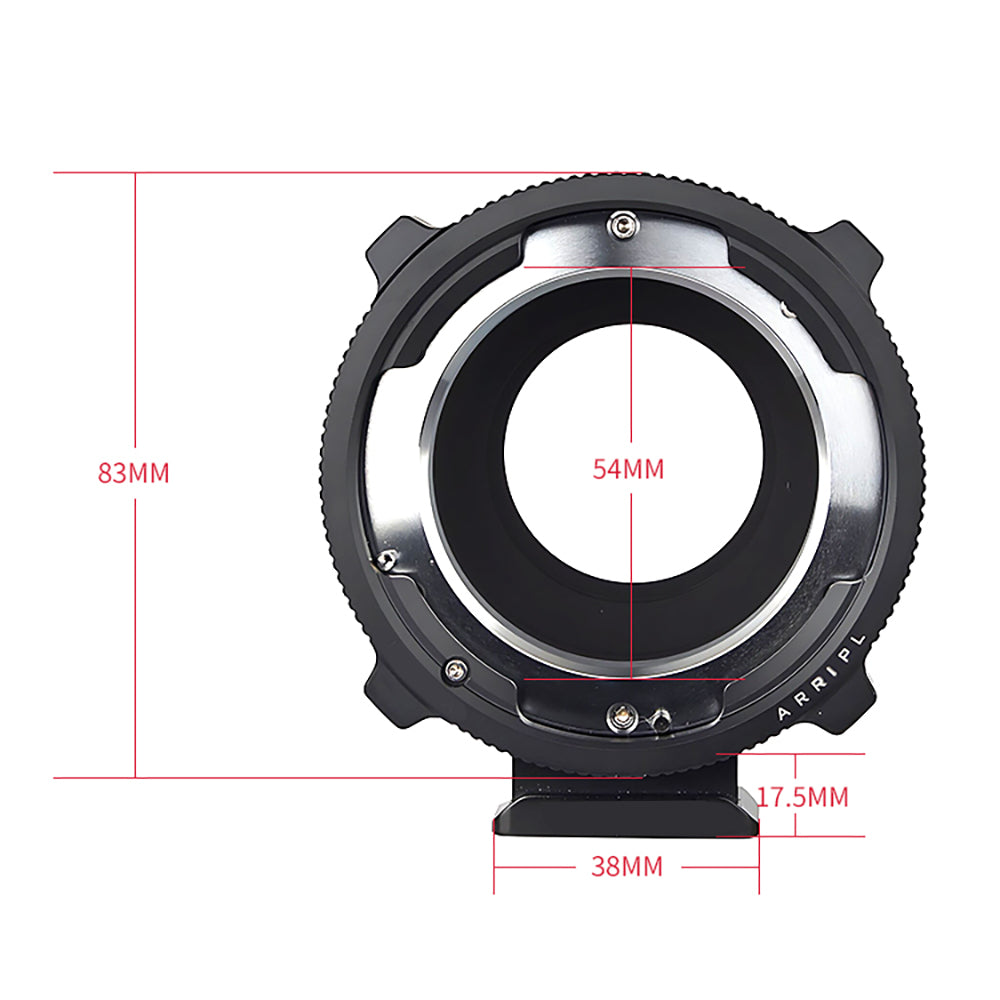 CGPro PL-FX Arri PL to Fujifilm Fuji X Lens Mount Adapter