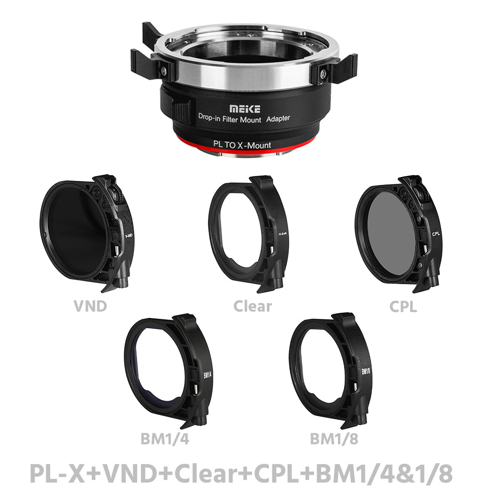 MEIKE Drop-in Filter Mount Adapter for PL Mount Cine Lens PL-E/PL-L/PL-RF/PL-X/PL-Z