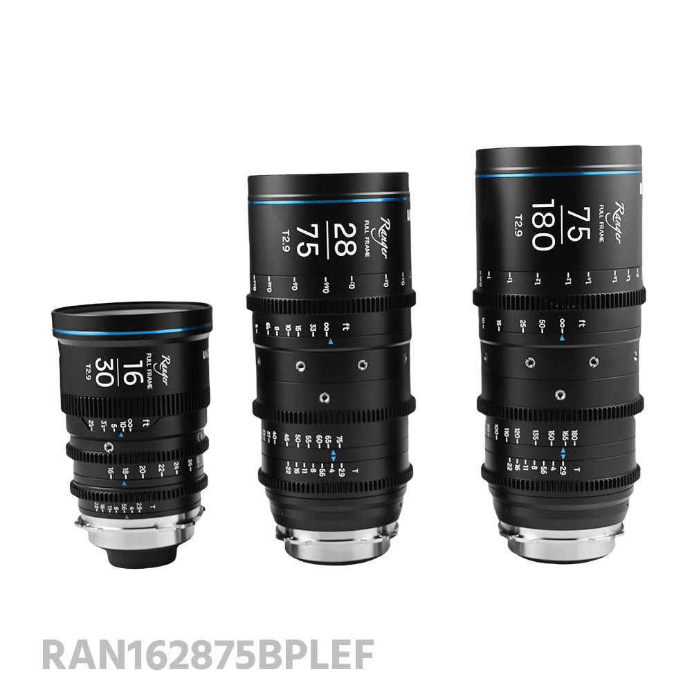 Laowa Ranger FF (16-30mm,28-75mm,75-180mm) Cine Lens 3-Lens Bundle