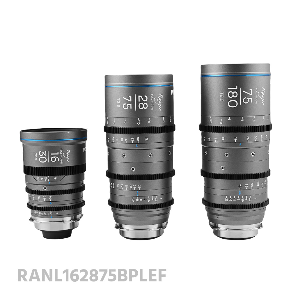 Laowa Ranger FF (16-30mm,28-75mm,75-180mm) Cine Lens 3-Lens Bundle